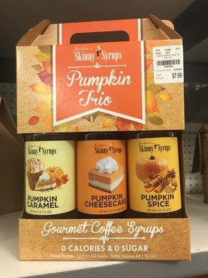 Always get my Skinny Girl syrups at Tuesday Morning.