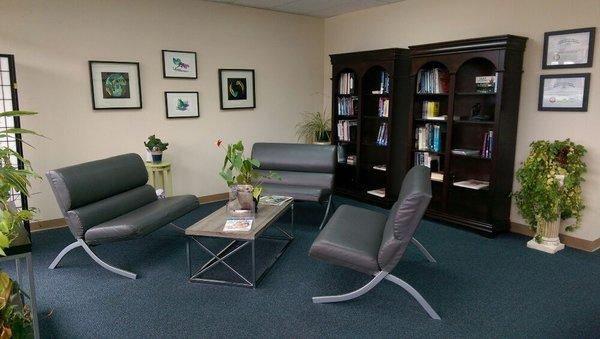 Waiting area, front lobby.