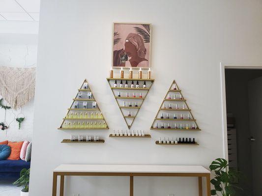 Decor of the salon