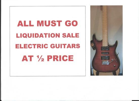 Now is the time to buy that New Electric Guitar
