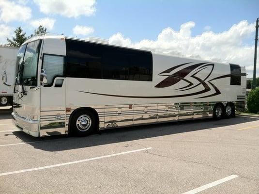 Luxury Custom Motorcoaches for hire. Check us out at musiccitycoach.com