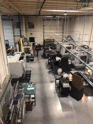 We run 4 HAAS VF mills, some with 4th axis capability.