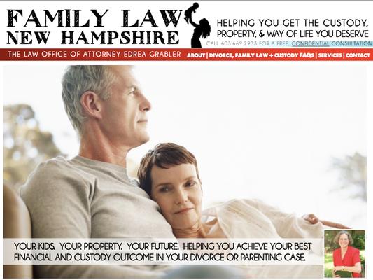 Family Law New Hampshire: The Law Office of Divorce Attorney Edrea M. Grabler, Manchester New Hampshire. (603) 669-2933