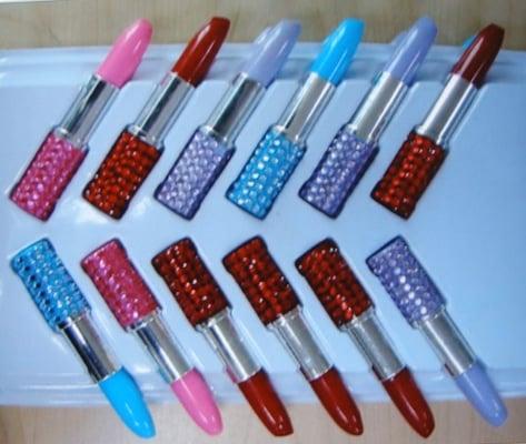 Bling Bling/Crystal/Jewelled/Stone studded LIPSTICK PEN,
OEM is welcome
Wholesale/Export,Factory supply
yiwupen@gmail.com