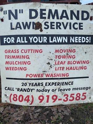 N Demand Landscaping