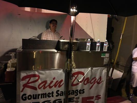 Jose manning the grill!