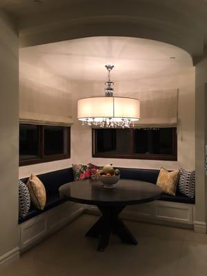 More projects done by Star One Interiors. From custom Roman shades and custom upholstery.