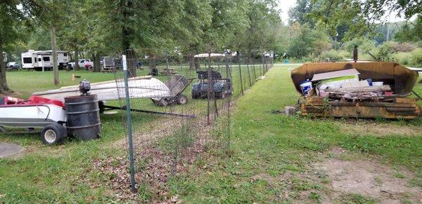 Junk piled everywhere!