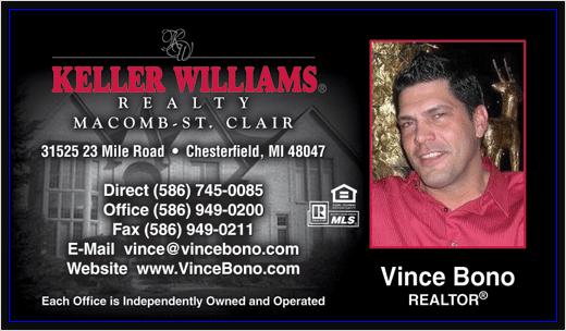 Vince Bono Business Card