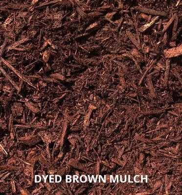Dyed Brown Mulch