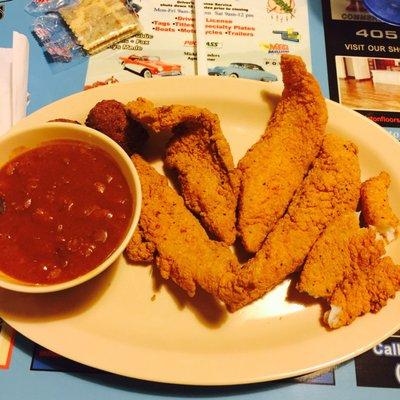 Catfish is excellent.