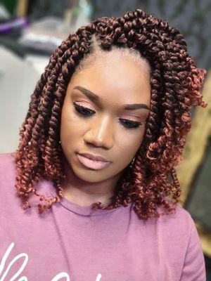 Illusion crochet braids