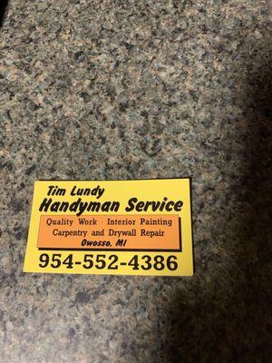 Tim Lundy Handyman Services
