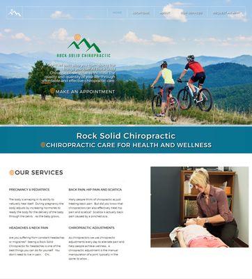 Chiropractic Website w/Multiple Locations