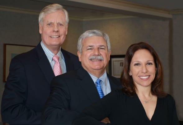 From L to R: George J. Sheehan, DDS, John A. Cerrato, DMD and Dominique C. Lizzio, DDS