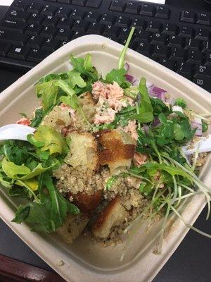 Lobster quinoa bowl