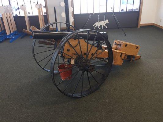 Yes they have a real functioning Cannon