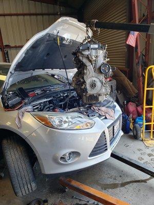 We do it all Engines and Trans replacement and repair