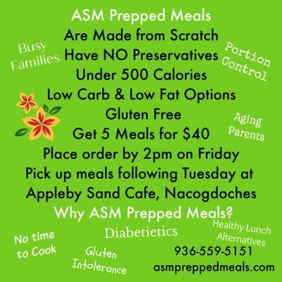 ASM Prepped Meals