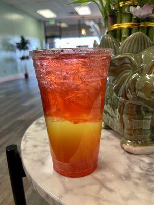 #11 Strawberry Mango Boba