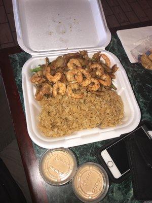 Chicken and shrimp