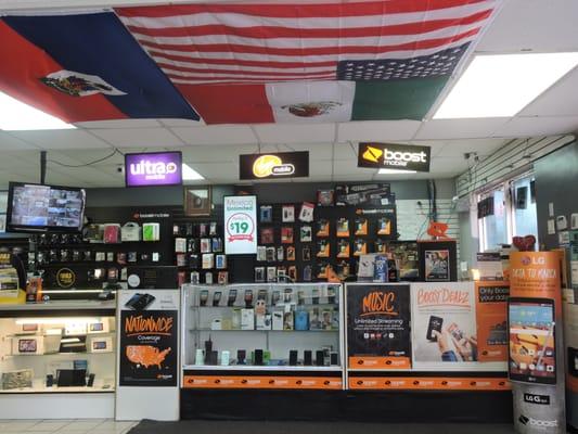 In our location you feel like you are at home. you can watch Tv while you wait maybe you are fixing your device or transferring money.