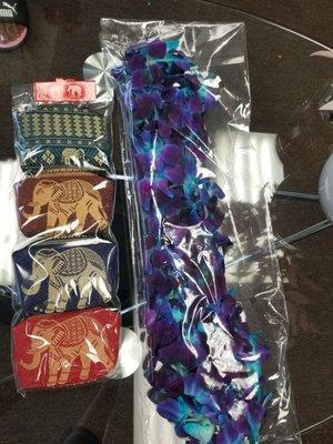 Double beautiful lei for son's graduation