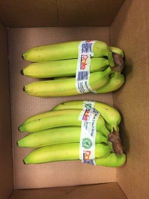 Deals (these bananas were $1.99/3 lbs) may not beat grocery store savings, but it's super convenient!