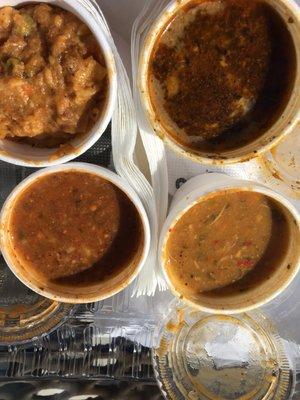 4 soup combo. So many delicious soup choices. :-)