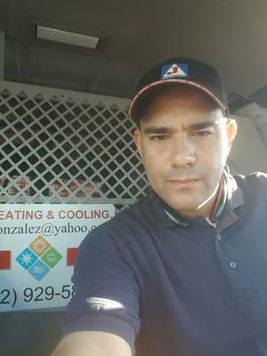 J.G. Heating and Cooling repair man