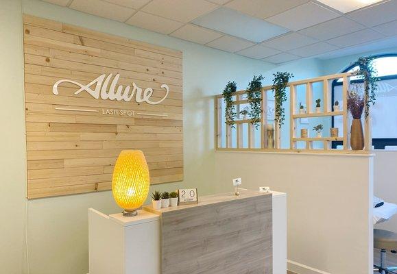 Front reception and information desk