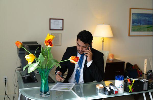 Our owner Angel Hard at work !