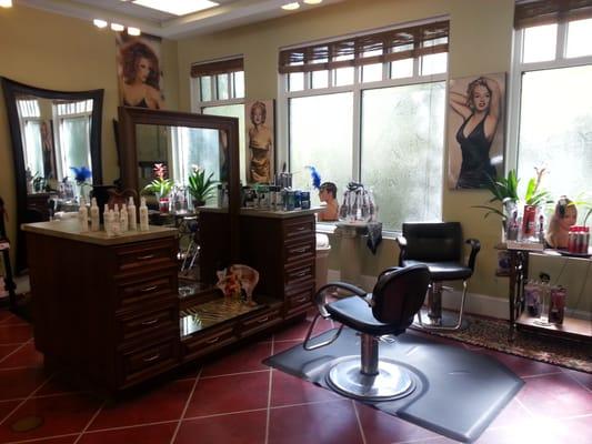 Nanette is a booth renter at Salon 61 . She has been in business for 34 years.