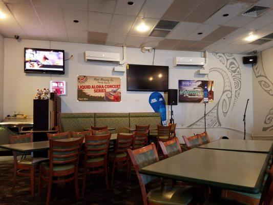 Inside Watercress Sports Bar & Grill.