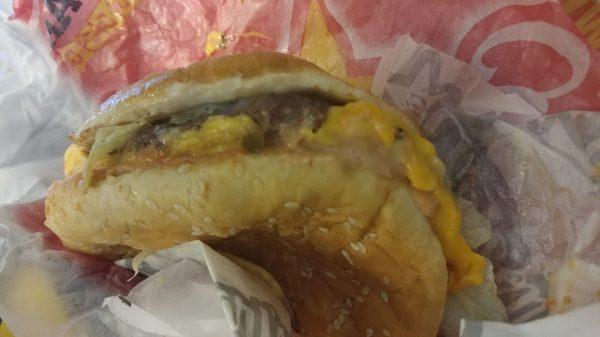 Sloppy & soggy..I MEAN LOOK AT IT.DOES IT LOOK APPETIZING?