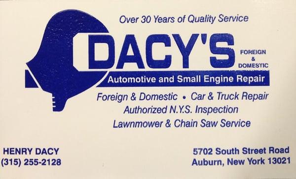 Dacy's Automotive & Small Engine