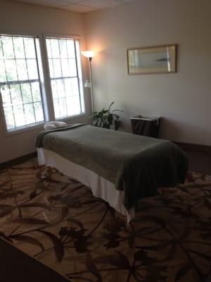 Spacious treatment rooms