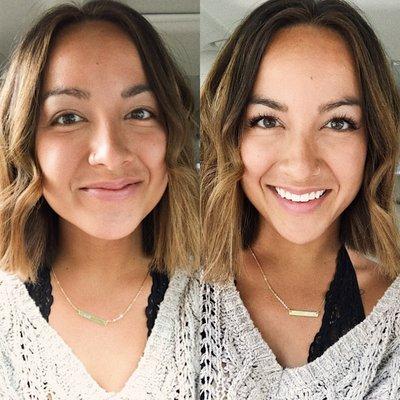 Before and after! Best lash place!