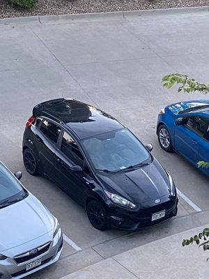 Matte Black Car Detailing