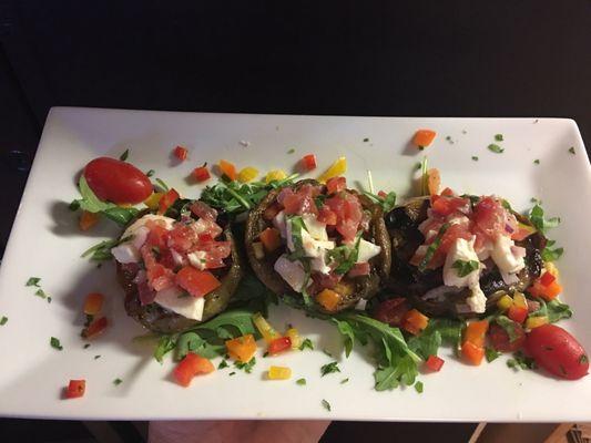 Eggplant bruschetta