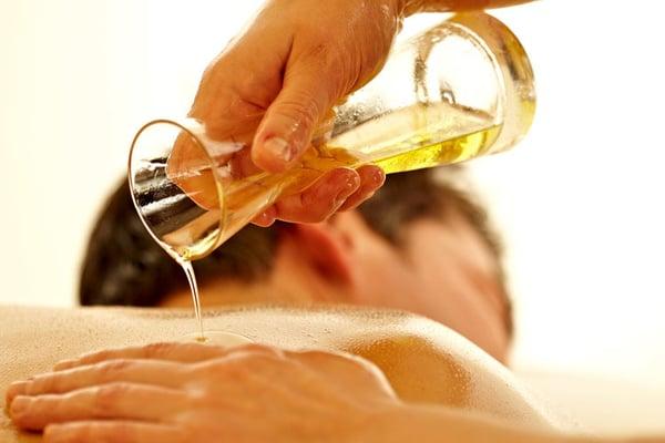 Pure Serenity~ Hot Stone Aromatherapy or Pure Bliss~ Hot Oil Massage with hair oil & paraffin hand treatment.