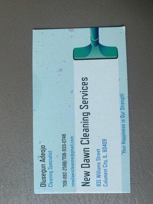 New Dawn Cleaning Services