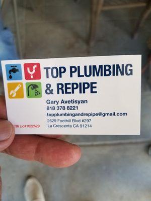 Top Plumbing & Repipe