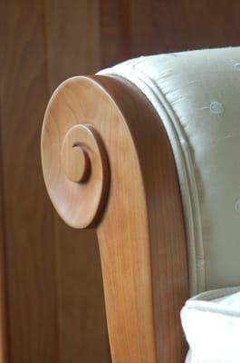 Signature Hand-Carved Sleigh Curl