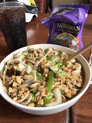 From the ASIAN noodle bar - yummy and filling