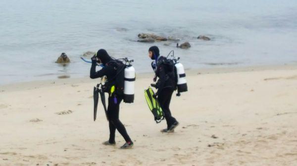 Typical open water dives at the Monterey