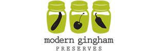 Modern Gingham Preserves