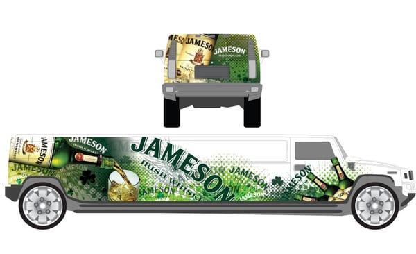 Jameison Whiskey Vehicle Wrap