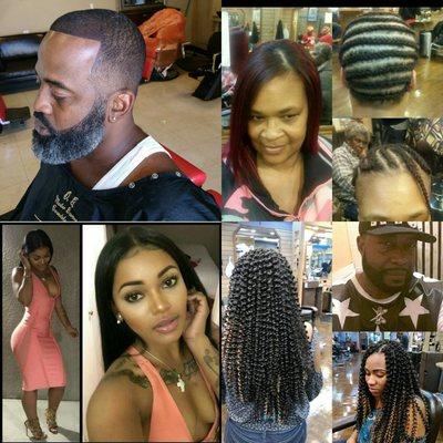 Styles by #OGKingGeraldBurnell Now at : Pure Essence Barber Salon 404-723-4711