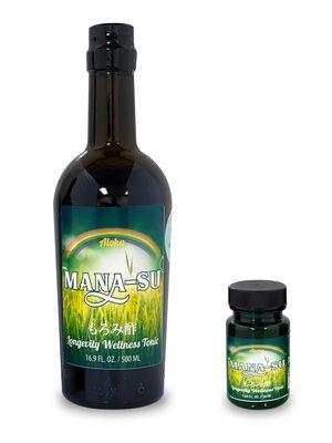 Immune defense, aid digestion, lower cholesterol. Fermented black vinegar in liquid or capsule form. To be consumed daily.